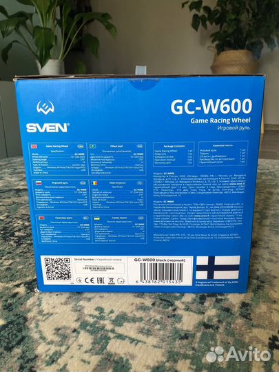 Игровой руль с педалями