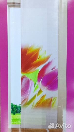 Японская панель шир 60 выс 270 см с механизмом