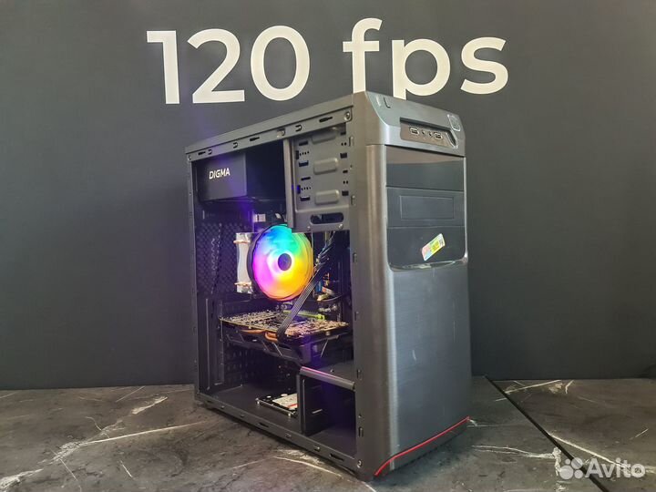 Пк для учебы / игр RX 570, RAM 16 + IPS 100Hz