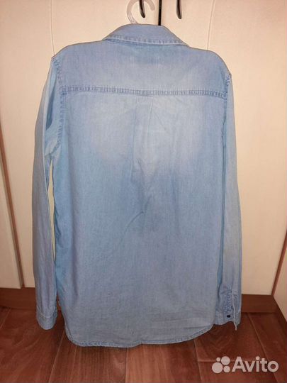 Джинсовая рубашка Reserved 146 р-р