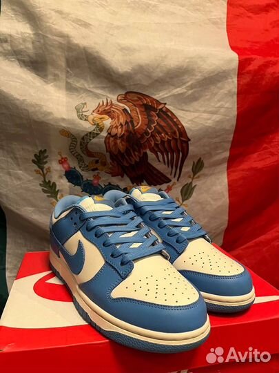 Nike Dunk low Blue university gold оригинал