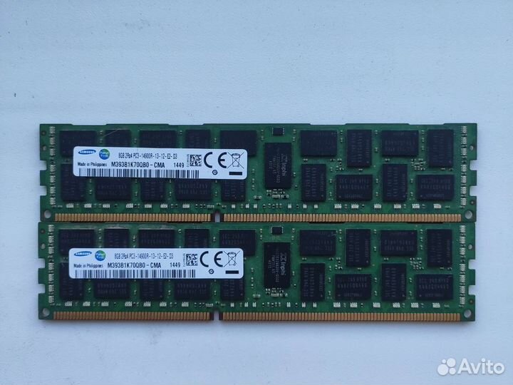 Оперативная память ddr3 16 gb Samsung