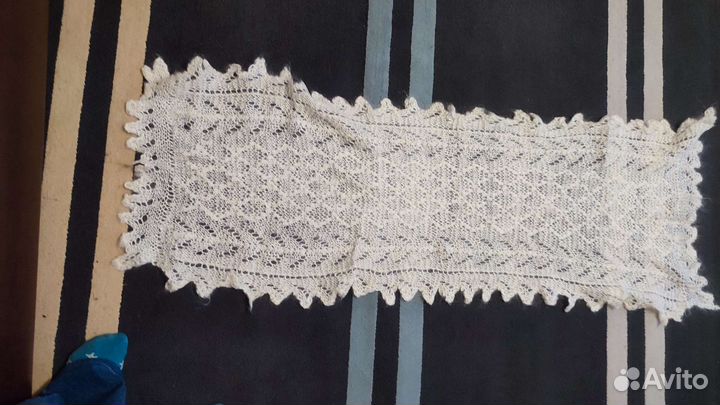 Шаль пуховая ручная работа