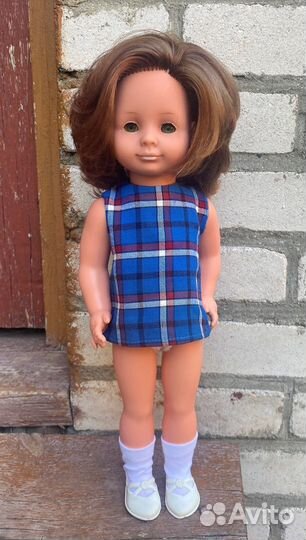 Кукла немецкая ГДР ранняя пищик работает