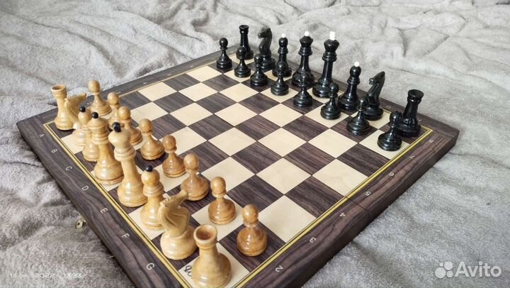 Шахматные фигуры турнирные СССР с утяжелителем