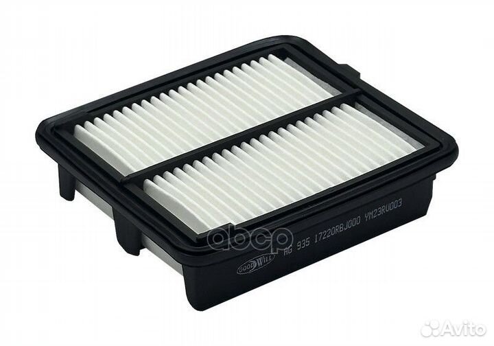 Фильтр воздушный honda jazz 1.3H 11- AG 935