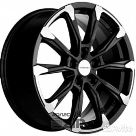 Khomen KHW 1808 7.5x18 5*108 ET47 DIA60.1 Black-F