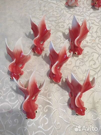Золотая рыбка. Фарфор. Новые