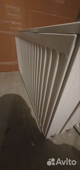 Радиатор отопления боковое подключение сталь белый