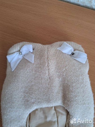 Шапка шлем зимняя детская