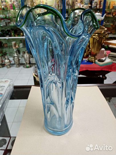Ваза цветное стекло