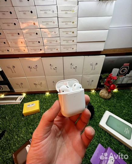 Беспроводные наушники apple airpods 2