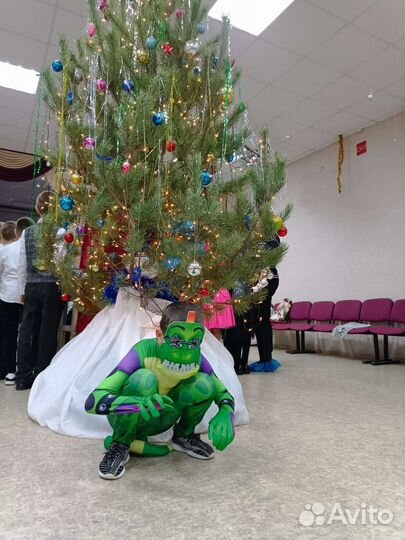 Карнавальный новогодний костюм аниматроник Монти