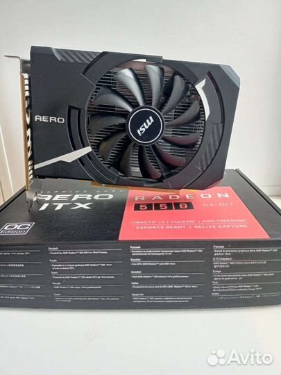 Видеокарта Radeon 550 2gb