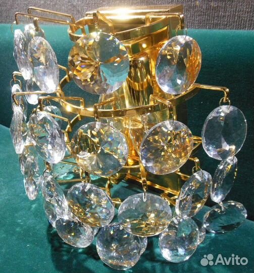 Светильник Бра crystal 8600/2W GD * E14 Картье