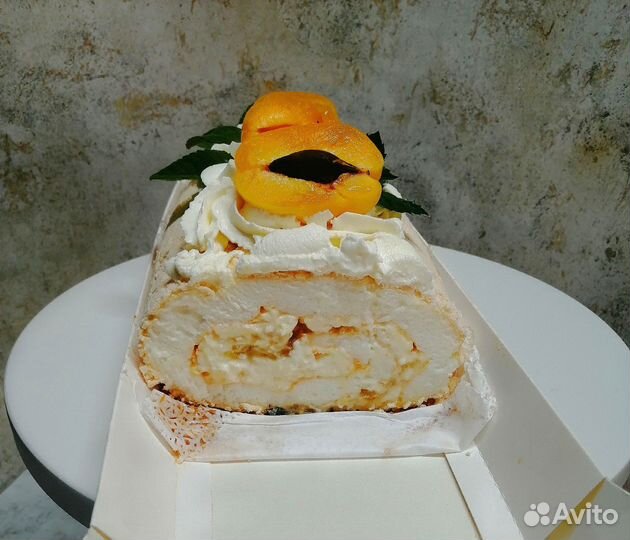 Меренговый рулет на заказ