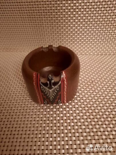 Пепельница из дерева, винтаж (Филиппины)