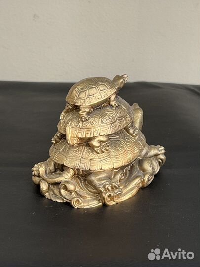Статуэтка Три черепахи 7,5 х 12 см