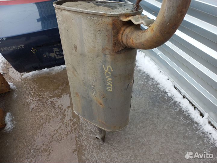 Глушитель резонатор в сборе Sonata 4 EF Соната еф