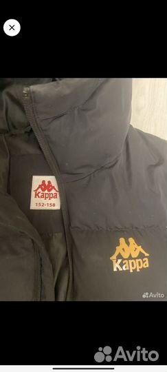 Пуховик зимний на мальчика kappa 158