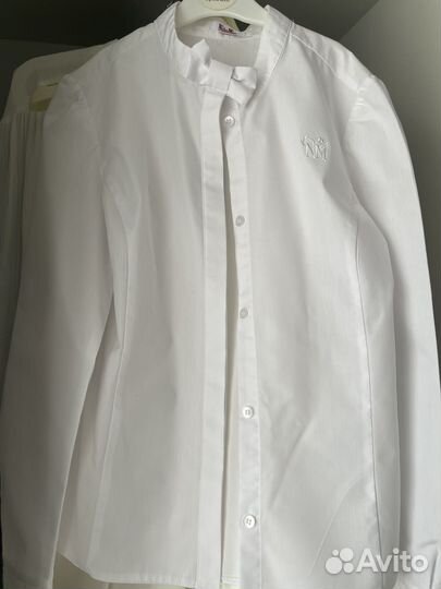 Рубашка школьная 140 девочки