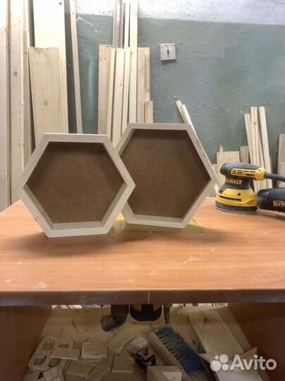 Деревянные боксы Соты