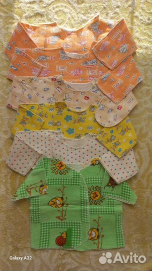 Распашонки, футболки для новорожденных