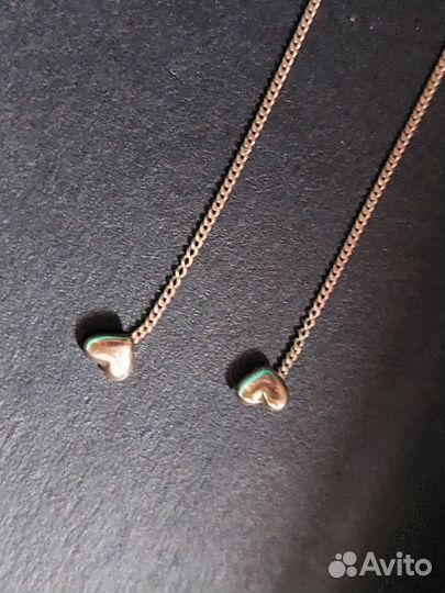 Золотые серьги