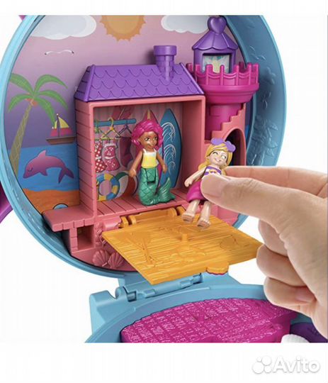 Polly pocket Дельфин на пляже GTN20
