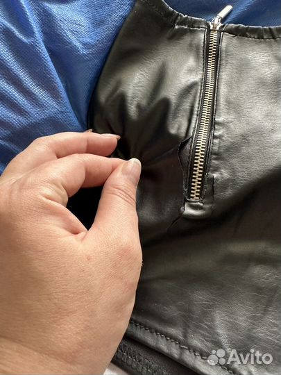 Шорты кожзам