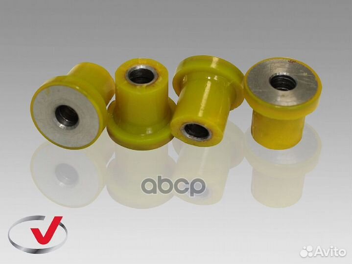 Комплект(4шт) полиуретановых сайлентблоков руле