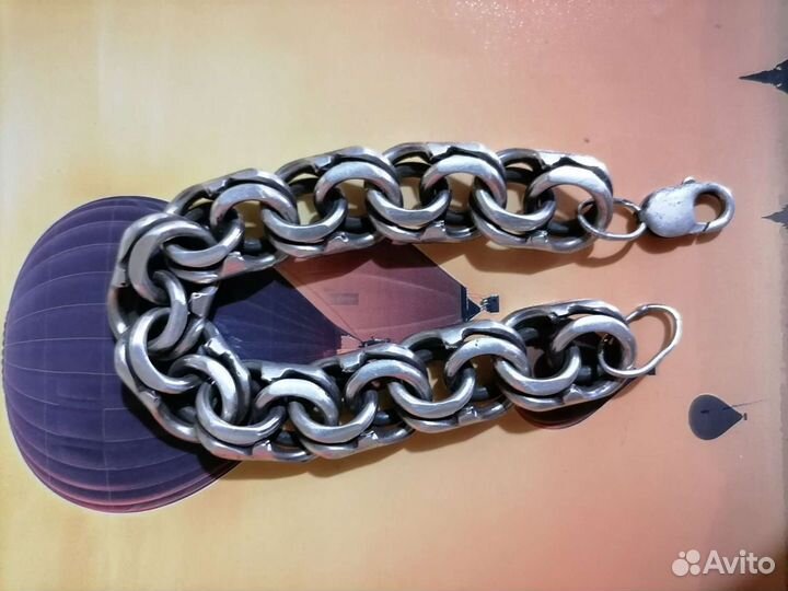 Серебряный браслет. 100 г