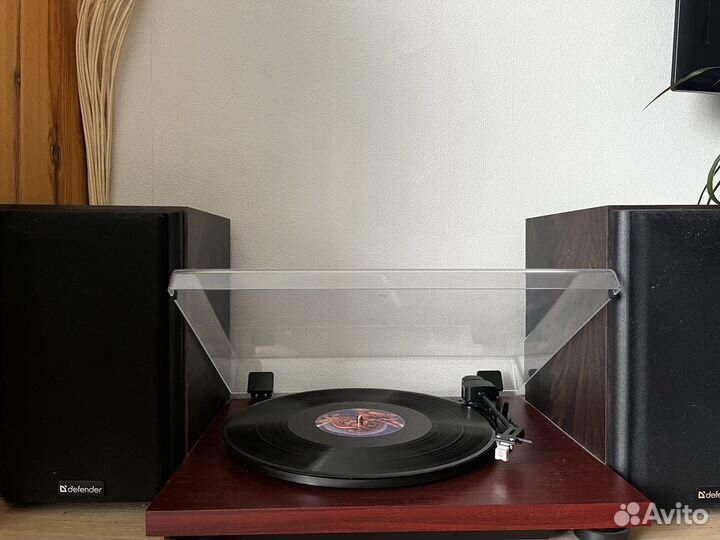 Виниловый проигрыватель teac TN-180BT+колонки