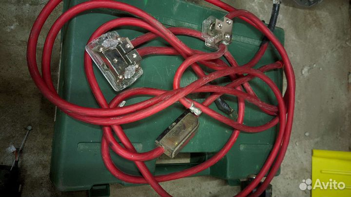 Сабвуфер, усилитель, провода