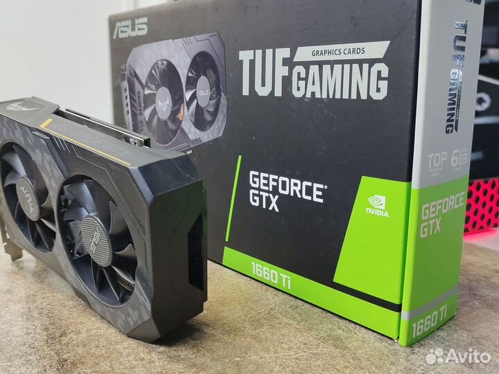 Видеокарта GeForce GTX 1660 Ti asus TUF-GTX1660TI