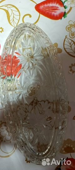 Посуда СССР, стекло, селëтница, конфетница