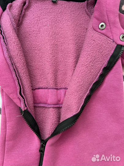Комбинезон флисовый 80 на девочку