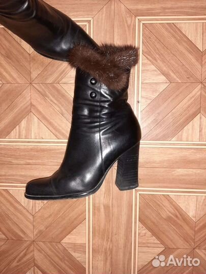 Ботильоны натуральная кожа