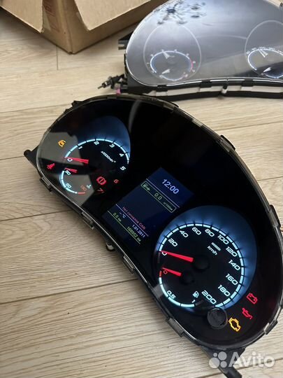 Приборная панель priora с навигацией