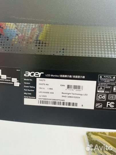 Монитор Acer 27
