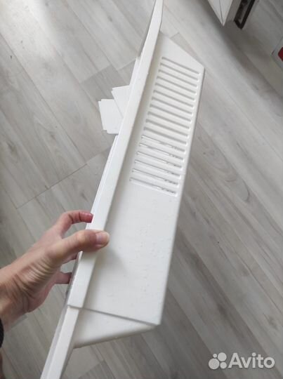 Полка для ванной раздвижная белая berossi