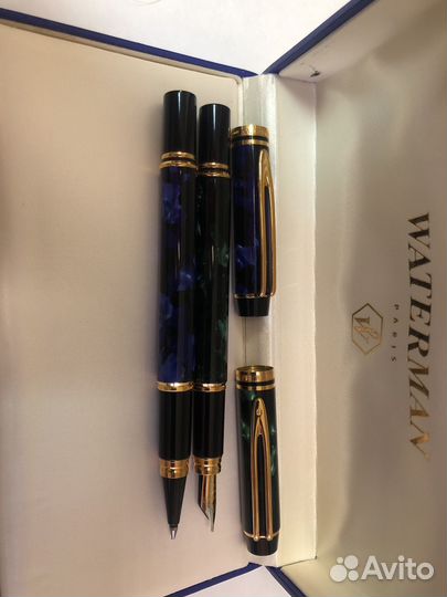 Комплект waterman le man 200 перьевая и роллер