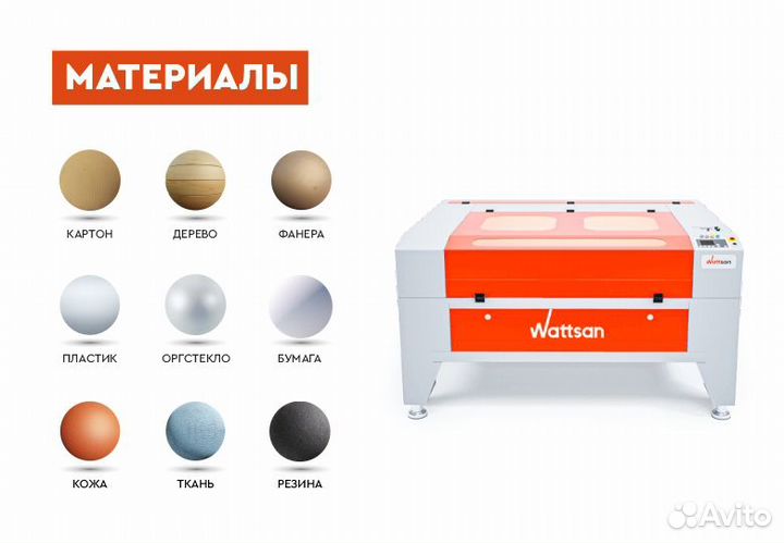 Лазерный станок wattsan 1610 LT с АВТОФОКУСОМ