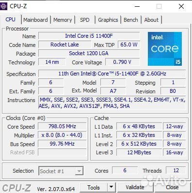 Игровой компьютер rtx 3060 12gb i511400f