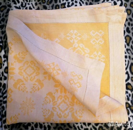 Скатерть льняная СССР