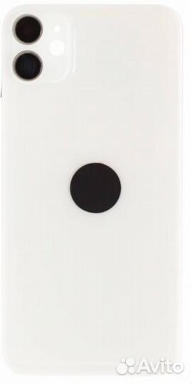 Задняя крышка для iPhone 11 Белая (со стеклом каме