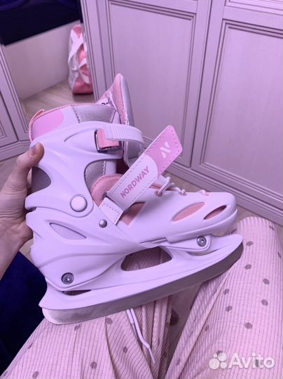 Коньки 34-37 раздвижные новые спортмастер
