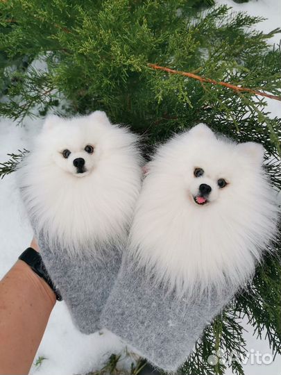 Варежки звероварежки с собачками