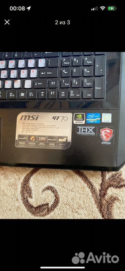 Игровой ноутбук msi