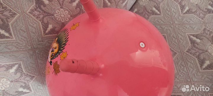 Гимнастический мяч прыгун с рожками